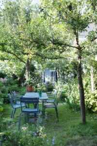 jardin cadre romantique