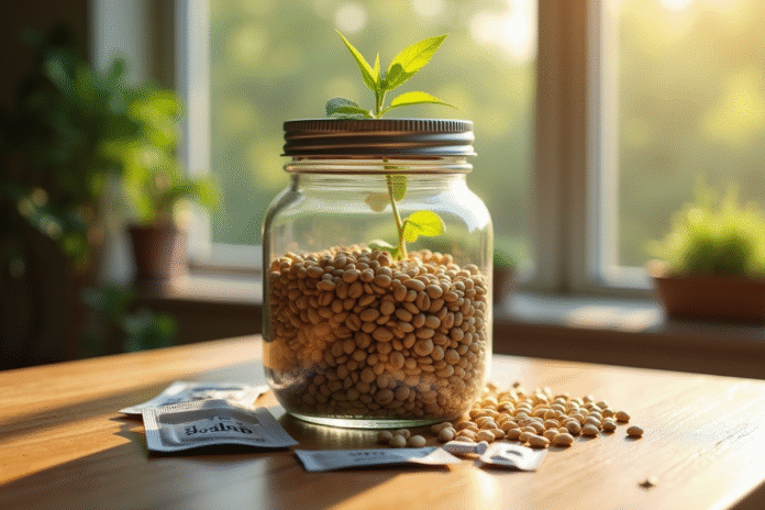 pot-de-seeds-securise Pot de graines scelle avec couvercle en métal